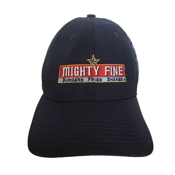 Mighty Fine Burgers Fries & Shakes Baseball Cap Hat Mesh Back Adjustable - Picture 1 of 7